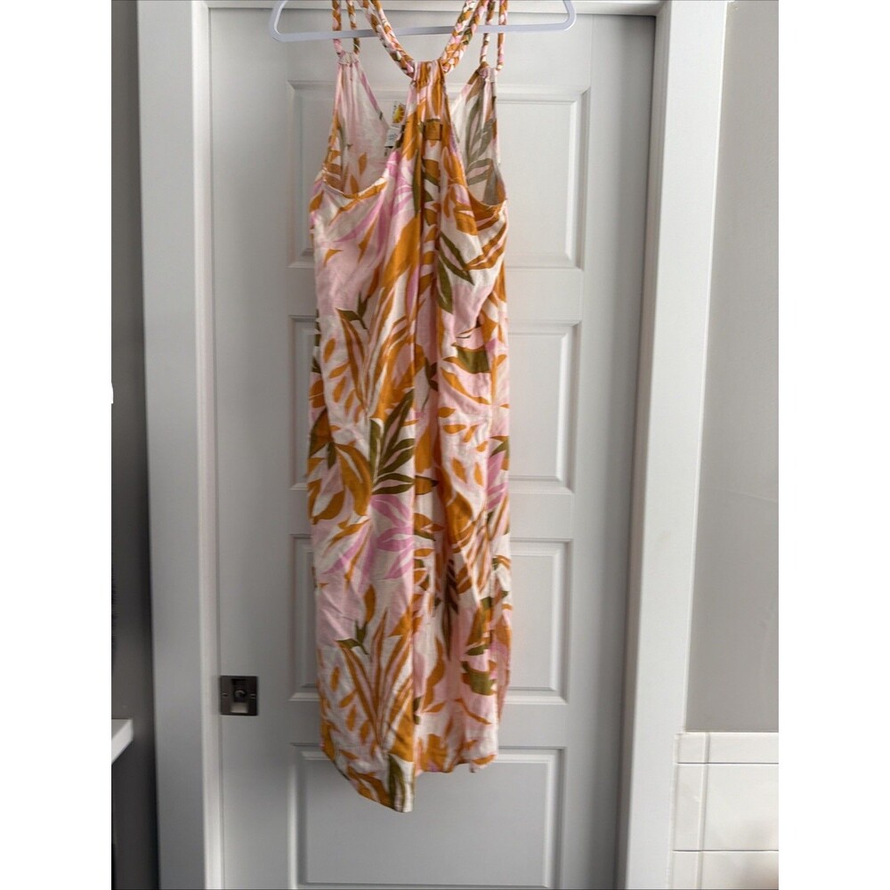 C&C California Dress Women’s Size XL Tropical Braided Straps Beach Swim Cover - Picture 6 of 8